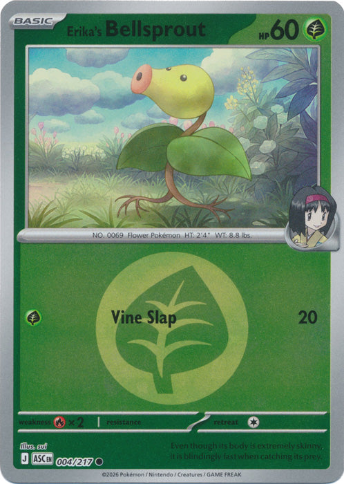 Erika's Bellsprout 004/217 (Reverse Holo)