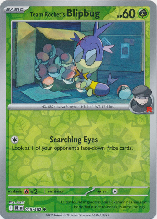 Team Rocket Blipbug 015/182 (Reverse Holo)