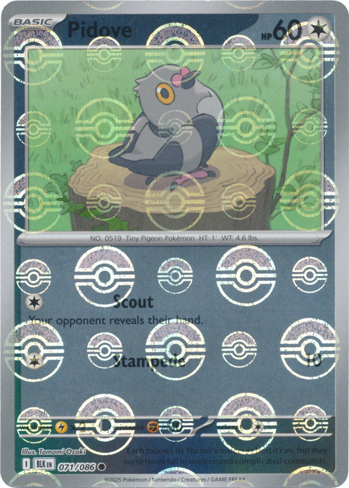 Pidove 071/086 (Poke Ball Holo)