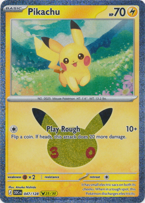 Pikachu 047/128 (25/30)