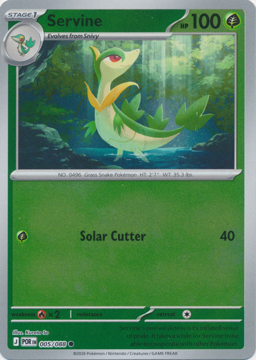 Servine 005/088 (Reverse Holo)