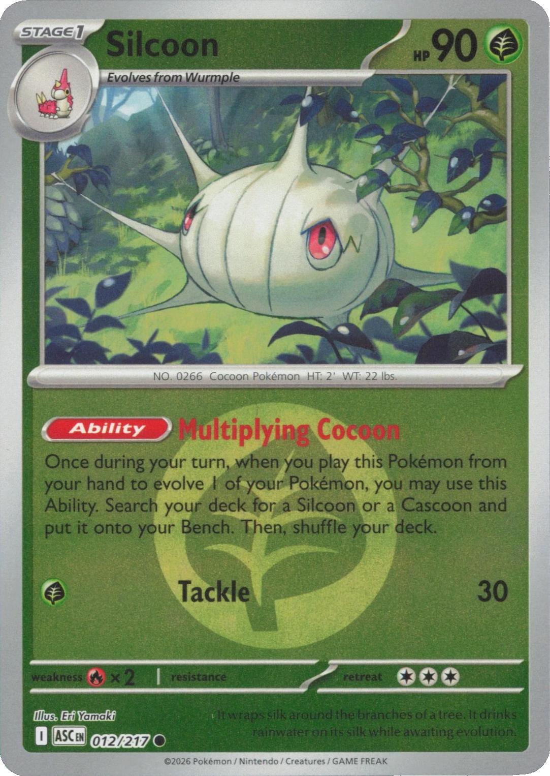 Silcoon 012/217 (Reverse Holo)