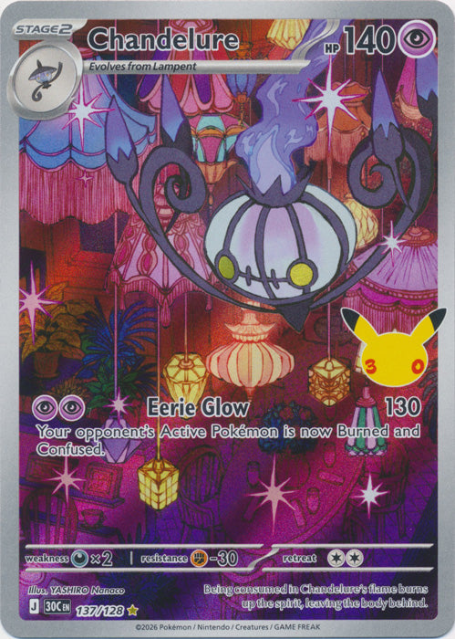 Chandelure 137/128 (Holo)