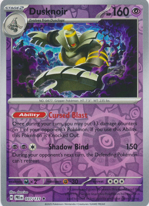 Dusknoir 037/131 (Reverse Holo)