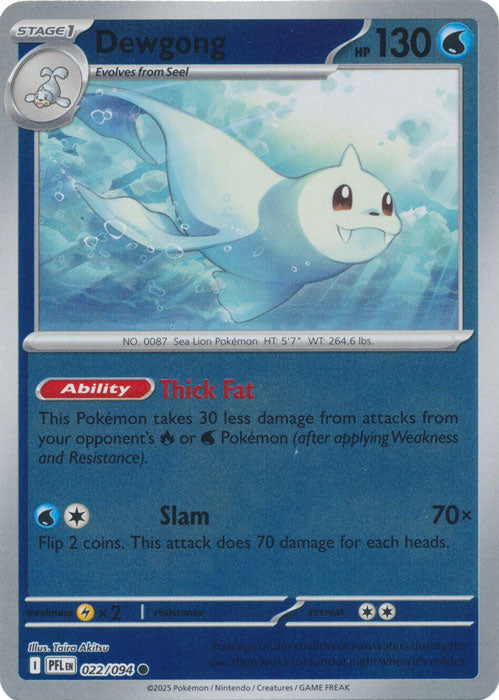 Dewgong 022/094 (Reverse Holo)