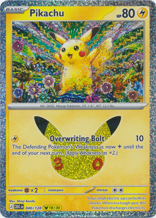 Pikachu 040/128 (18/30)