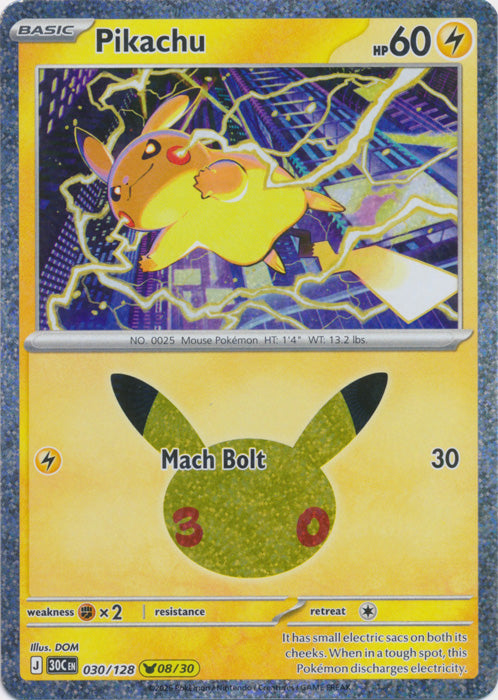 Pikachu 030/128 (08/30)