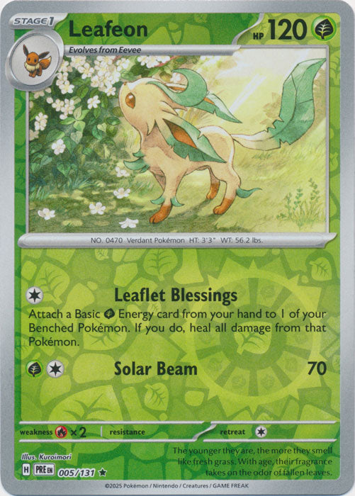 Leafeon 005/131 (Reverse Holo)