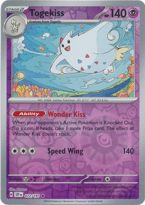 Togekiss 072/191 (Reverse Holo)