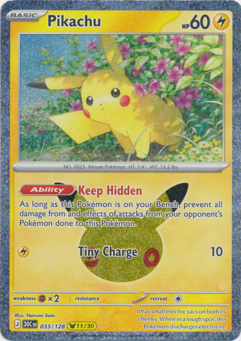 Pikachu 033/128 (11/30)