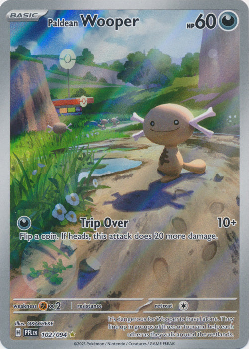 Paldean Wooper 102/094 (Full Art)