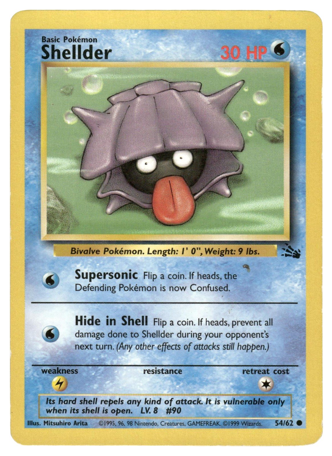 Shellder 54/62 (Fossil set)