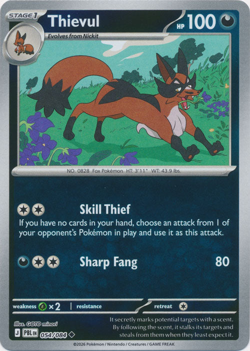 Thievul 054/084 (Reverse Holo)