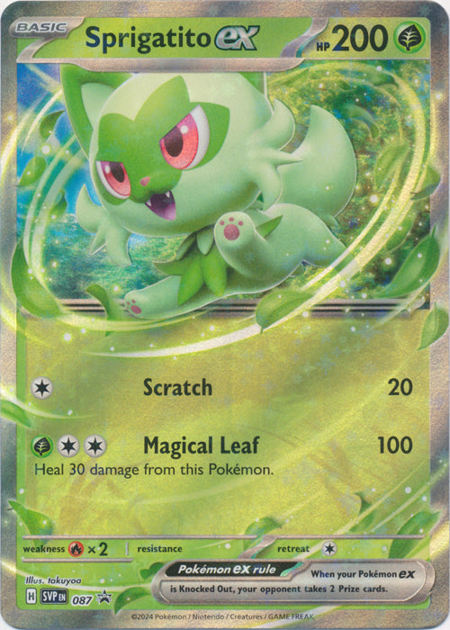 Sprigatito ex SVP087 (Holo)