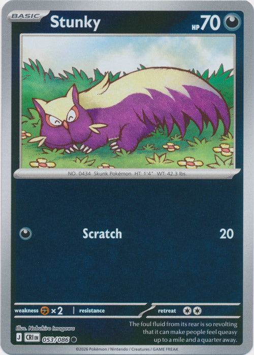 Stunky 053/086 (Reverse Holo)