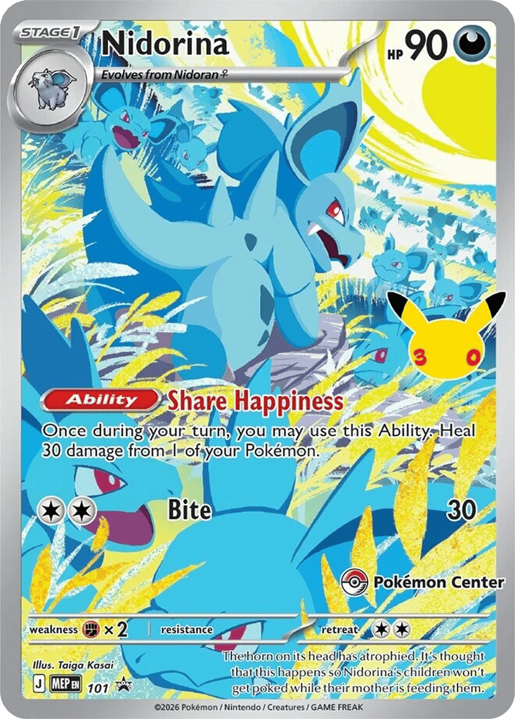 Nidorina Pokemon Center MEP101 (Holo)