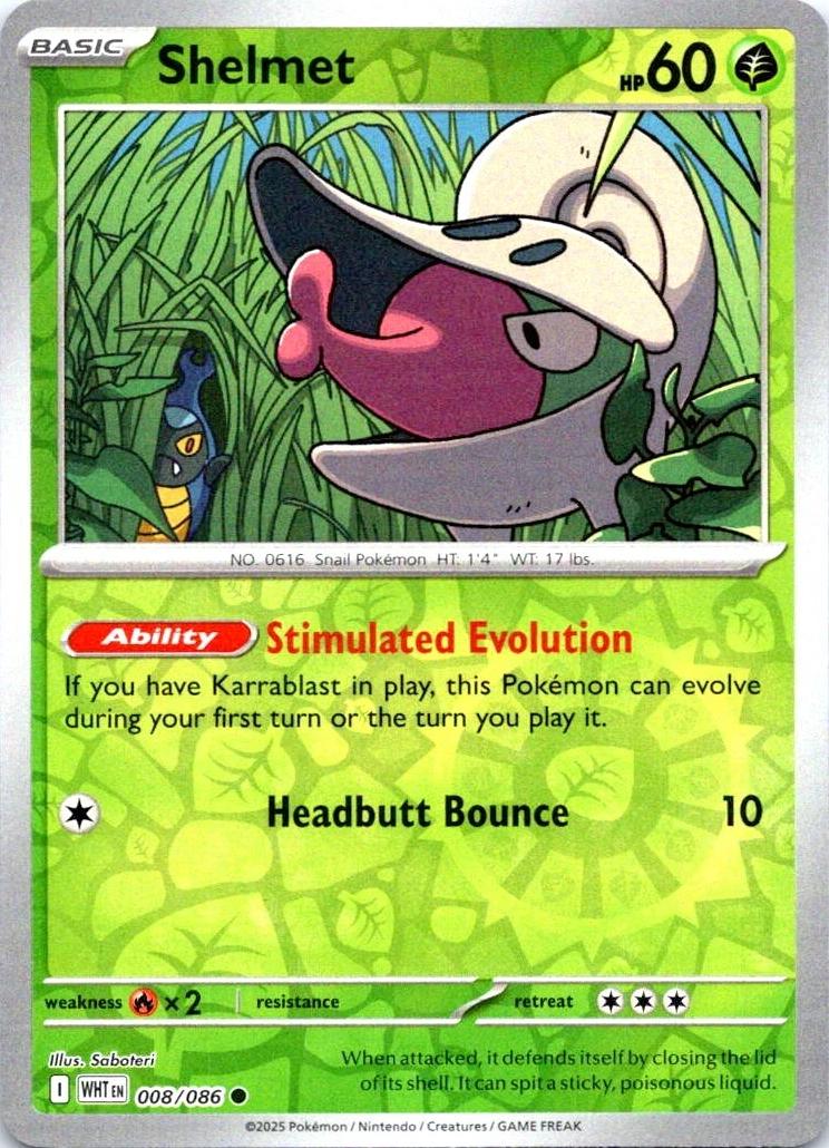 Shelmet 008/086 (Reverse Holo)