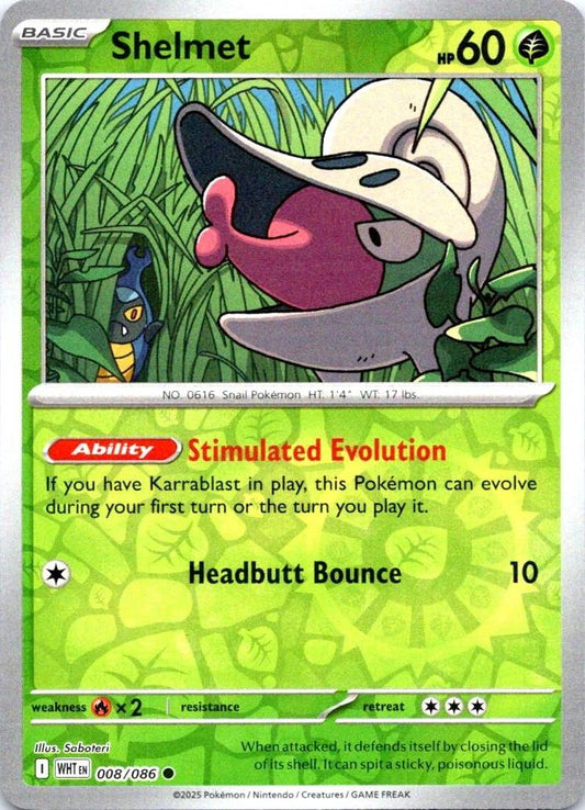 Shelmet 008/086 (Reverse Holo)