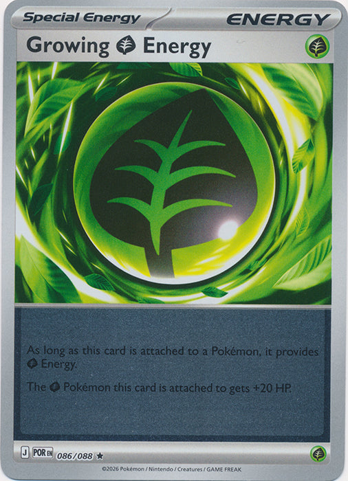 Growing Energy 086/088 (Reverse Holo)