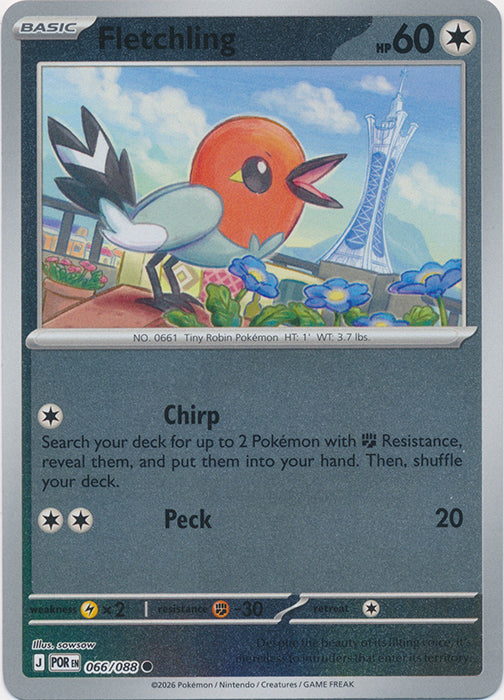 Fletchling 066/088 (Reverse Holo)