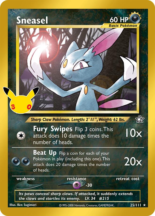 Sneasel 25/111 (Holo)