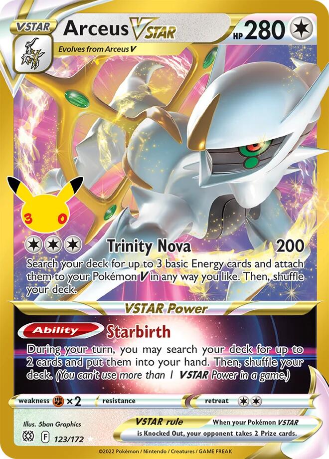 Arceus Vstar 123/172 (Holo)