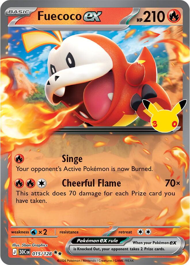 Fuecoco ex 015/128 (Holo)