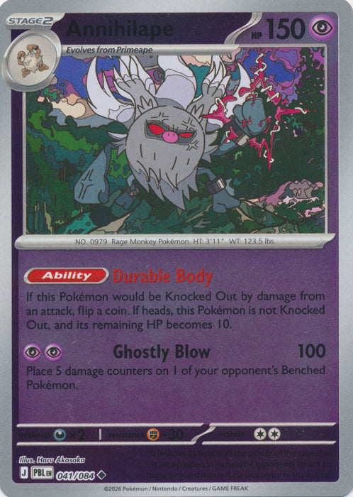 Annihilape 041/084 (Reverse Holo)