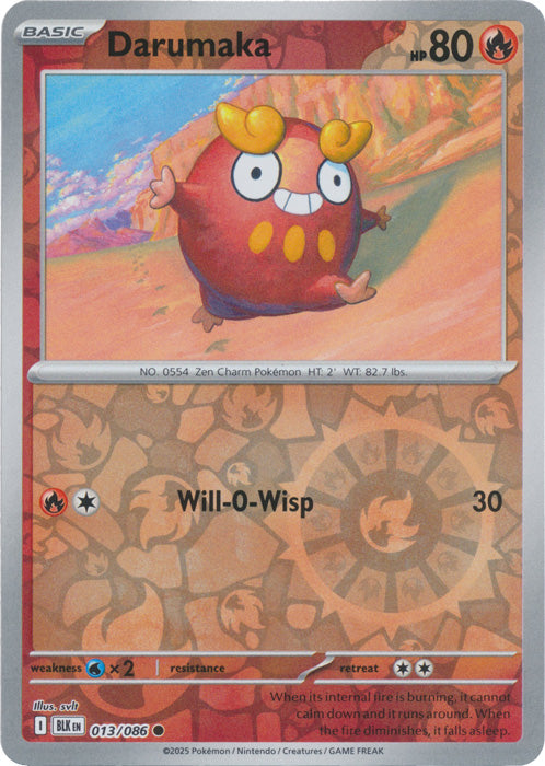 Darumaka 013/086 (Reverse Holo)