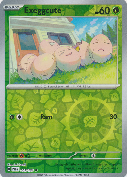 Exeggcute 001/131 (Reverse Holo)
