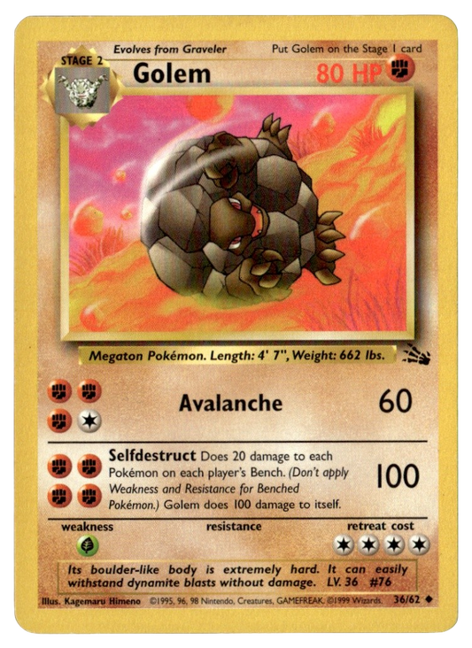 Golem 36/62 (Fossil Set)