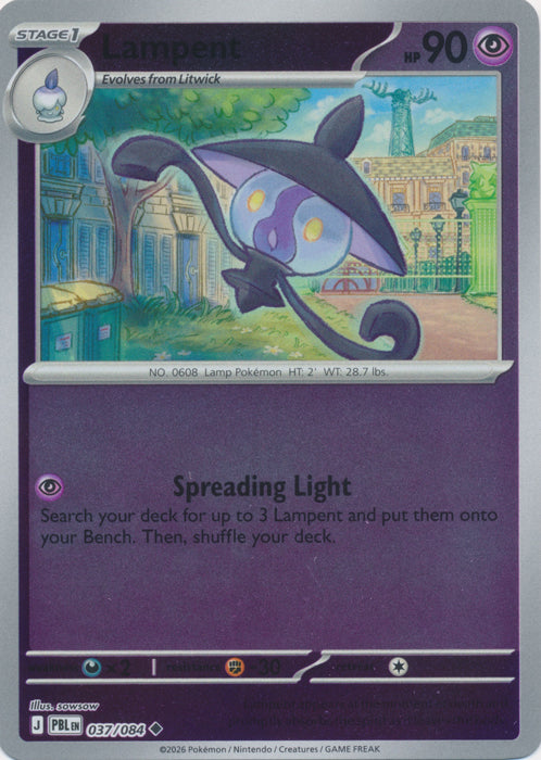 Lampent 037/084 (Reverse Holo)