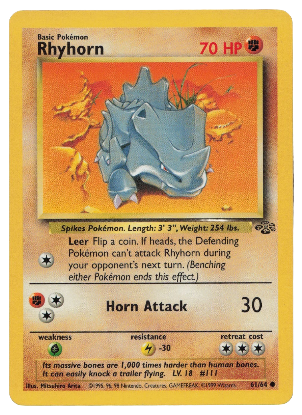 Rhyhorn 61/64 (Jungle)