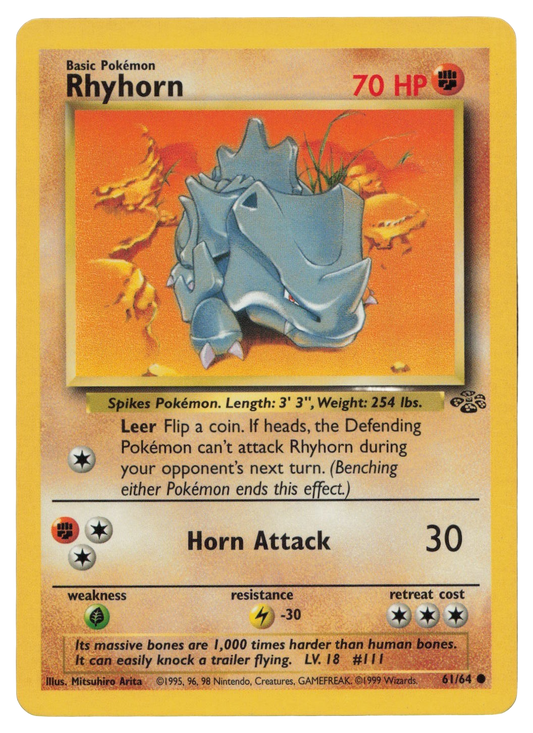 Rhyhorn 61/64 (Jungle)