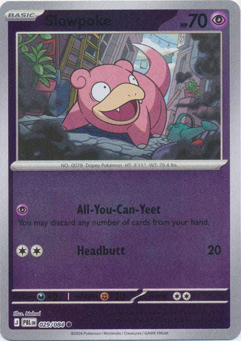 Slowpoke 029/084 (Reverse Holo)