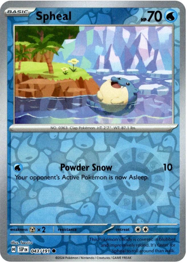 Spheal 043/191 (Reverse Holo)