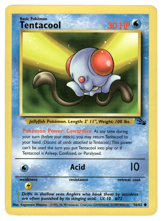 Tentacool 56/62 (Fossil Set)