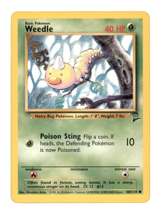 Weedle 100/130 (Base Set 2)