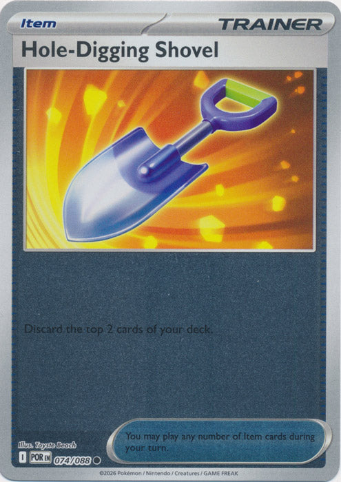 Hole-Digging Shovel 074/088 (Reverse Holo)