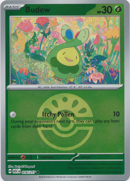 Budew 016/217 (Reverse Holo)