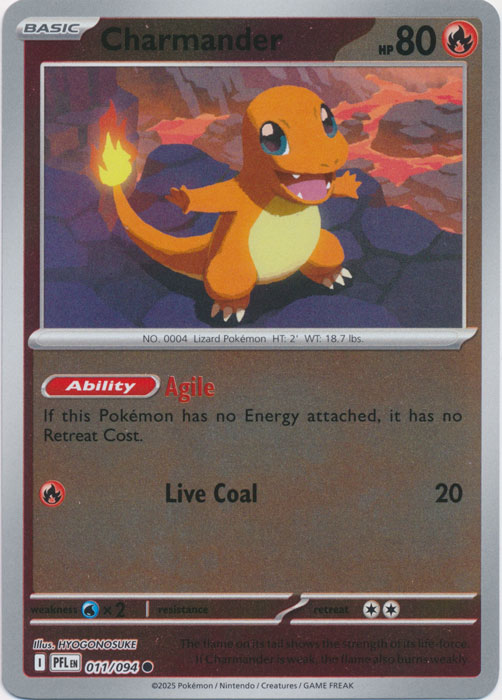 Charmander 011/094 (Reverse Holo)