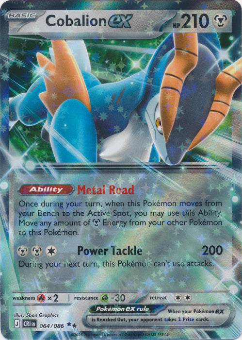 Cobalion ex 064/086 (Holo)