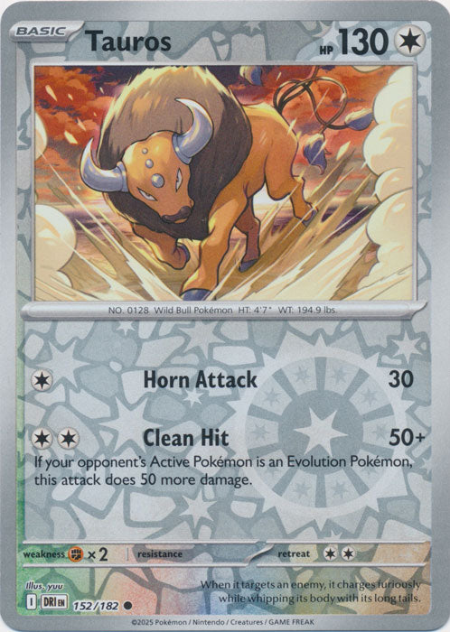 Tauros 152/182 (Reverse Holo)