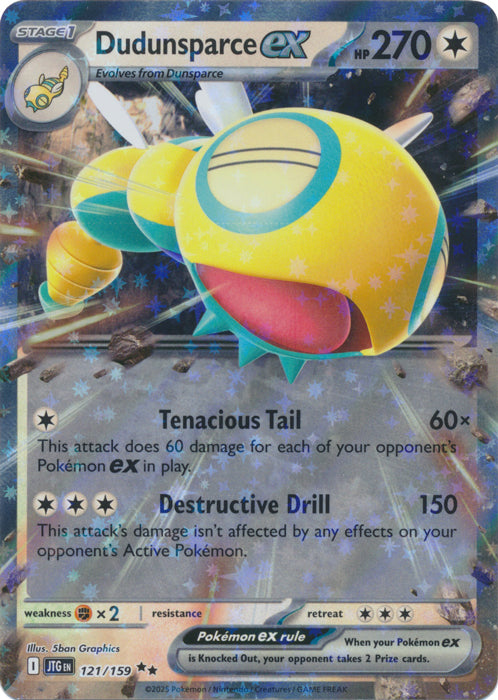 Dudunsparce ex 121/159 (Holo)