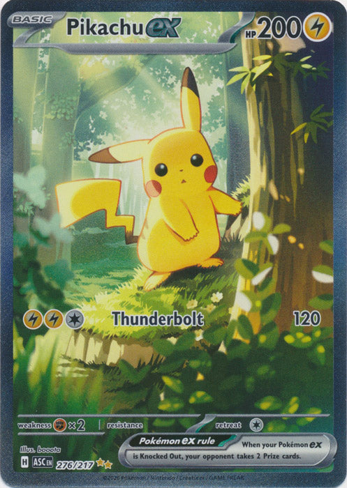Pikachu ex 276/217 (Full Art)
