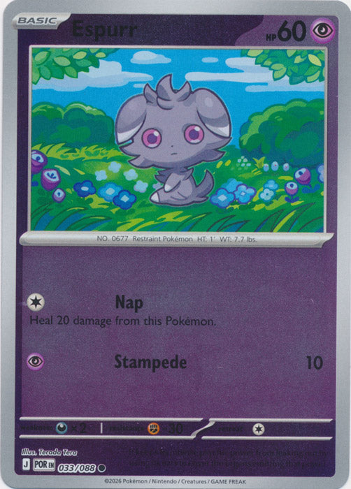 Espurr 033/088 (Reverse Holo)