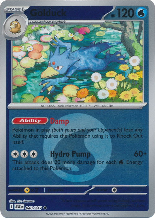 Golduck 040/217 (Reverse Holo)