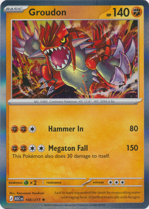 Groudon 108/217 (Holo)