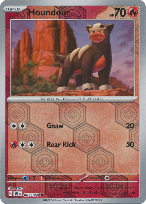 Houndour 007/064 (Reverse Holo)