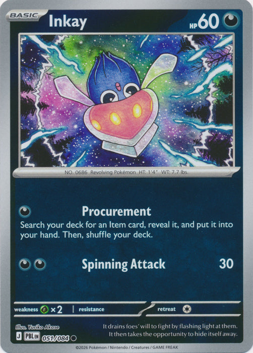 Inkay 051/084 (Reverse Holo)